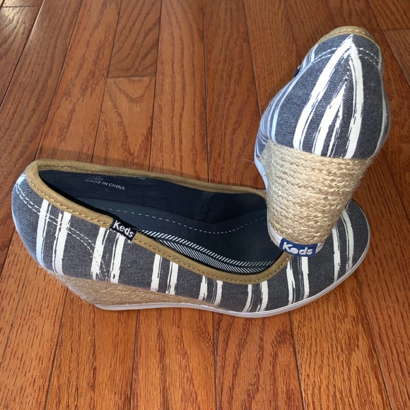 Keds Shoes Keds Damsel Canvas High Heel Wedge Shoe Poshmark